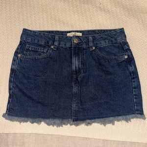 NWOT free people mini denim skirt
